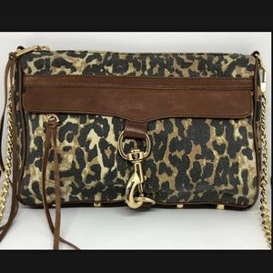 Rebecca Minkoff Leopard Chain Strap Bag